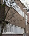 Gevel aan de Anjeliersstraat.
<br/>
Marcel Westhoff, januari 2016